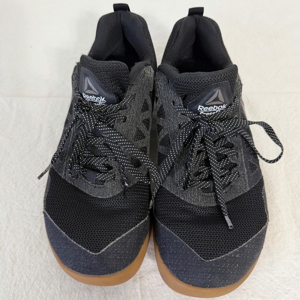 Reebok CrossFit Nano 7 Womens 8.5 Black Gum Training Sneakers BS5108